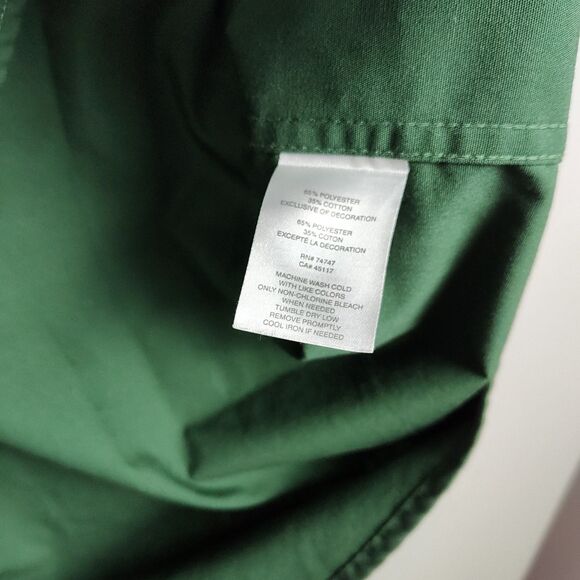 Bass Pro Shops Button-Up Shirt Men's XLT Green Embroidered Logo Short Slvs - Picture 8 of 9